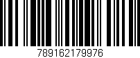 Código de barras (EAN, GTIN, SKU, ISBN): '789162179976'