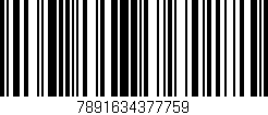 Código de barras (EAN, GTIN, SKU, ISBN): '7891634377759'