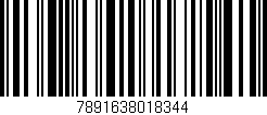 Código de barras (EAN, GTIN, SKU, ISBN): '7891638018344'