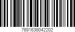 Código de barras (EAN, GTIN, SKU, ISBN): '7891638042202'