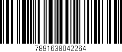 Código de barras (EAN, GTIN, SKU, ISBN): '7891638042264'