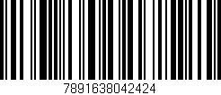 Código de barras (EAN, GTIN, SKU, ISBN): '7891638042424'