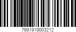 Código de barras (EAN, GTIN, SKU, ISBN): '7891919003212'