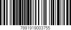 Código de barras (EAN, GTIN, SKU, ISBN): '7891919003755'