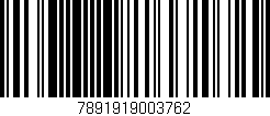 Código de barras (EAN, GTIN, SKU, ISBN): '7891919003762'