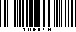 Código de barras (EAN, GTIN, SKU, ISBN): '7891969023840'