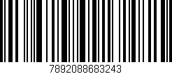 Código de barras (EAN, GTIN, SKU, ISBN): '7892088683243'