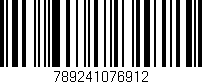 Código de barras (EAN, GTIN, SKU, ISBN): '789241076912'