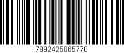 Código de barras (EAN, GTIN, SKU, ISBN): '7892425065770'