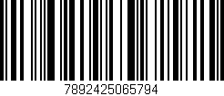Código de barras (EAN, GTIN, SKU, ISBN): '7892425065794'