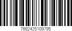 Código de barras (EAN, GTIN, SKU, ISBN): '7892425109795'