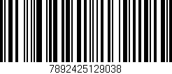 Código de barras (EAN, GTIN, SKU, ISBN): '7892425129038'