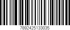 Código de barras (EAN, GTIN, SKU, ISBN): '7892425133035'