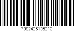 Código de barras (EAN, GTIN, SKU, ISBN): '7892425135213'