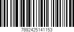 Código de barras (EAN, GTIN, SKU, ISBN): '7892425141153'
