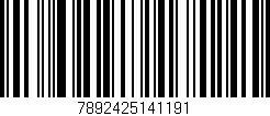 Código de barras (EAN, GTIN, SKU, ISBN): '7892425141191'