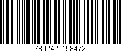 Código de barras (EAN, GTIN, SKU, ISBN): '7892425158472'