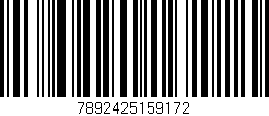 Código de barras (EAN, GTIN, SKU, ISBN): '7892425159172'