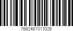 Código de barras (EAN, GTIN, SKU, ISBN): '7892467317028'