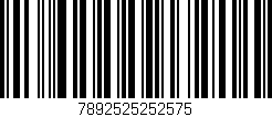 Código de barras (EAN, GTIN, SKU, ISBN): '7892525252575'