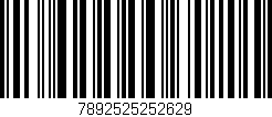 Código de barras (EAN, GTIN, SKU, ISBN): '7892525252629'