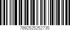 Código de barras (EAN, GTIN, SKU, ISBN): '7892525252735'