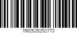 Código de barras (EAN, GTIN, SKU, ISBN): '7892525252773'