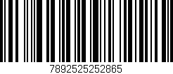Código de barras (EAN, GTIN, SKU, ISBN): '7892525252865'