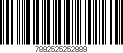 Código de barras (EAN, GTIN, SKU, ISBN): '7892525252889'
