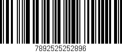 Código de barras (EAN, GTIN, SKU, ISBN): '7892525252896'