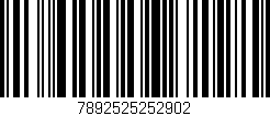 Código de barras (EAN, GTIN, SKU, ISBN): '7892525252902'