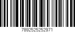 Código de barras (EAN, GTIN, SKU, ISBN): '7892525252971'