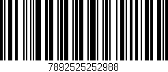 Código de barras (EAN, GTIN, SKU, ISBN): '7892525252988'