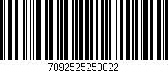 Código de barras (EAN, GTIN, SKU, ISBN): '7892525253022'