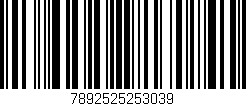 Código de barras (EAN, GTIN, SKU, ISBN): '7892525253039'