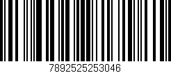 Código de barras (EAN, GTIN, SKU, ISBN): '7892525253046'