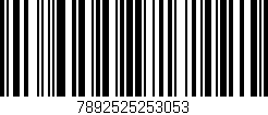 Código de barras (EAN, GTIN, SKU, ISBN): '7892525253053'