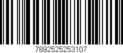 Código de barras (EAN, GTIN, SKU, ISBN): '7892525253107'