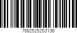 Código de barras (EAN, GTIN, SKU, ISBN): '7892525253138'