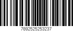 Código de barras (EAN, GTIN, SKU, ISBN): '7892525253237'