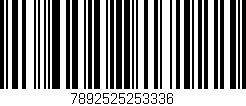 Código de barras (EAN, GTIN, SKU, ISBN): '7892525253336'