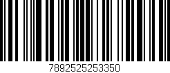 Código de barras (EAN, GTIN, SKU, ISBN): '7892525253350'