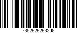 Código de barras (EAN, GTIN, SKU, ISBN): '7892525253398'