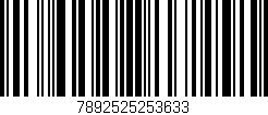 Código de barras (EAN, GTIN, SKU, ISBN): '7892525253633'