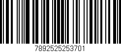 Código de barras (EAN, GTIN, SKU, ISBN): '7892525253701'