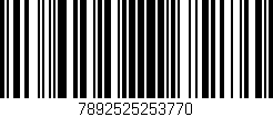 Código de barras (EAN, GTIN, SKU, ISBN): '7892525253770'