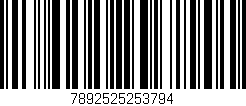 Código de barras (EAN, GTIN, SKU, ISBN): '7892525253794'