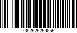 Código de barras (EAN, GTIN, SKU, ISBN): '7892525253855'