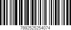 Código de barras (EAN, GTIN, SKU, ISBN): '7892525254074'