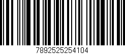 Código de barras (EAN, GTIN, SKU, ISBN): '7892525254104'